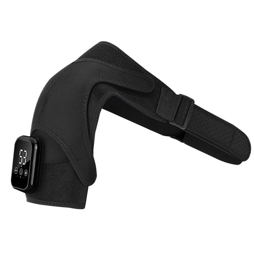 Electric Heated Vibration Shoulder Massage Pad Heating Massager for