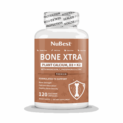 Capsules vegan Bone Xtra pour support osseux adultes et adolescents