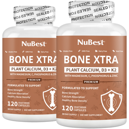 Bone Xtra Bone Support for Adults & Teens, 120 Vegan Capsules
