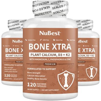 Bone Xtra Bone Support for Adults & Teens, 120 Vegan Capsules