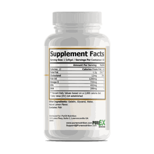 Capsules de Pure Omega-3 avec omega 3 bio disponible pour santé optimale