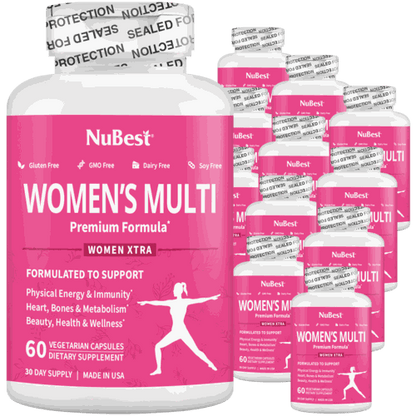 Complément multivitaminé vegan pour vitalité et beauté des femmes