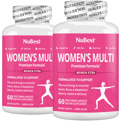 Complément multivitaminé vegan pour vitalité immunité et beauté des femmes