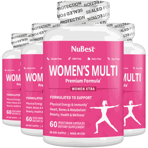 Complément multivitaminé vegan pour vitalité immunité beauté femmes