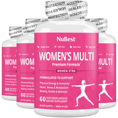 Complément multivitaminé vegan pour vitalité immunité beauté femmes