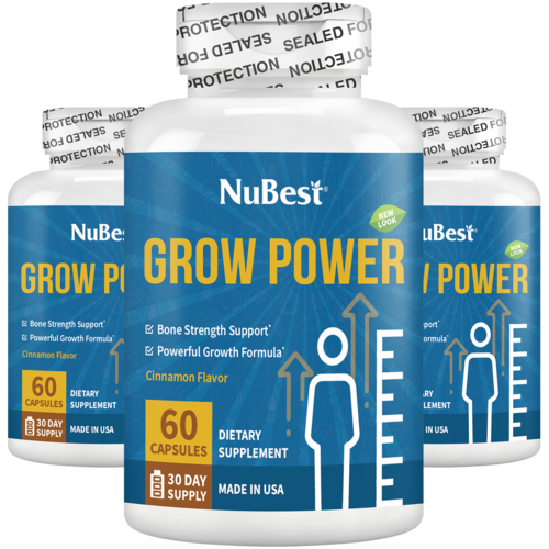 Grow Power Growth Support for Kids & Teens, 60 Capsules