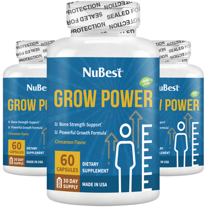 Grow Power Growth Support for Kids & Teens, 60 Capsules