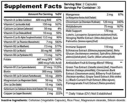 Complément multivitamines pour hommes Pure Multivitamins Men