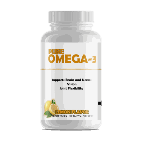 Capsules de Pure Omega-3 avec omega 3 bio disponible pour santé optimale