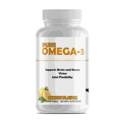 Capsules de Pure Omega-3 avec omega 3 bio disponible pour santé optimale