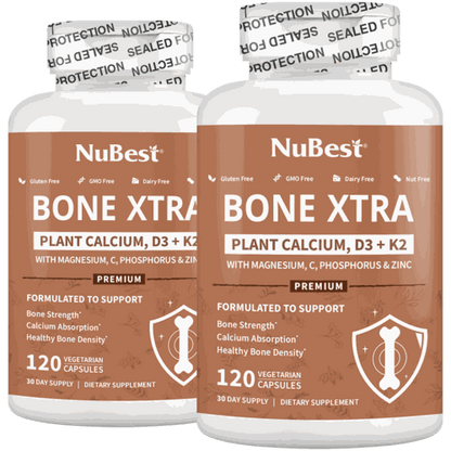 Bone Xtra Bone Support for Adults & Teens, 120 Vegan Capsules